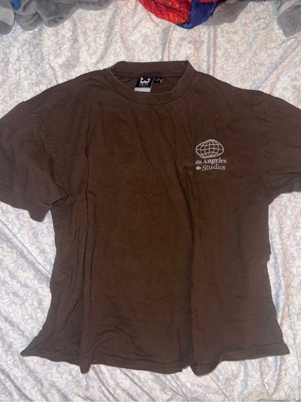 Los Angeles Studios Brown Graphic Crewneck Tee